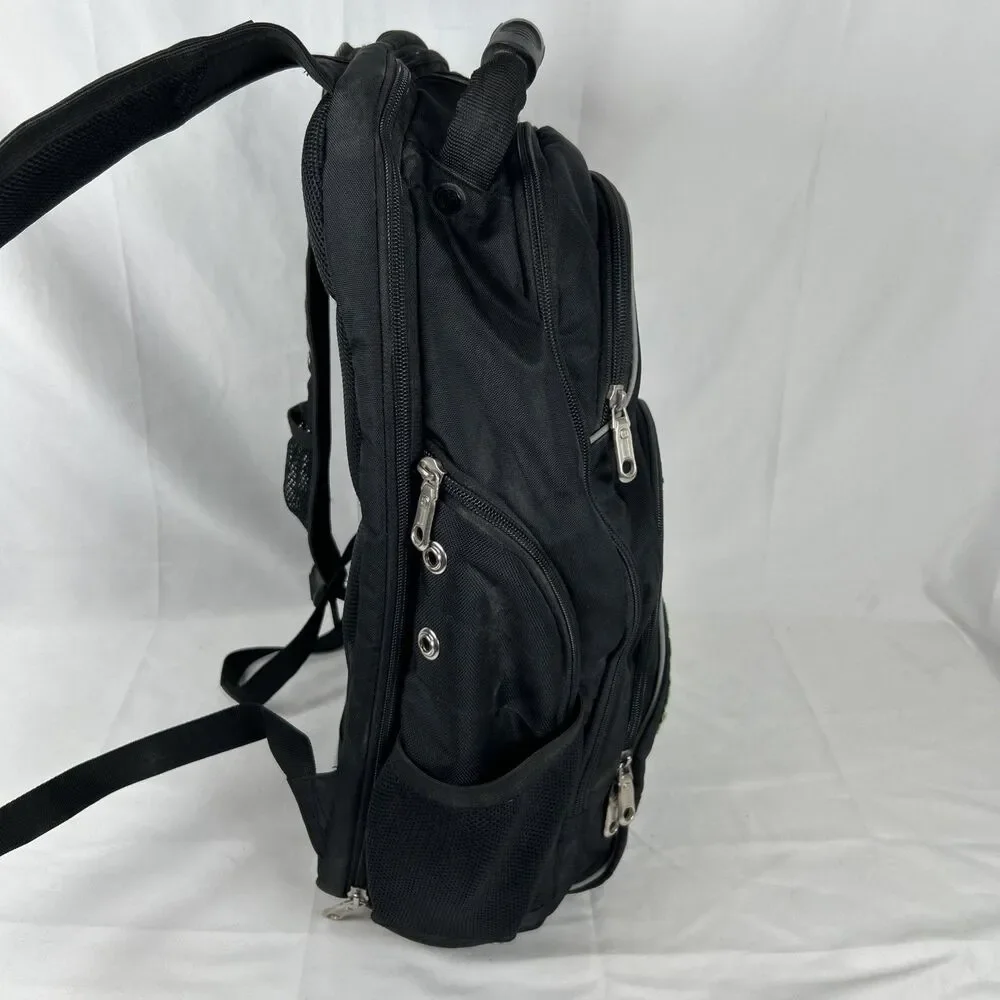 SwissGear 1900 ScanSmart TSA Laptop Backpack Black Custom Patch 4-H Auctioneer